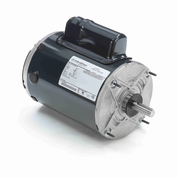 Leeson General Purpose Farm Duty Motor, 1/2 HP, 1 phase, 900 RPM, 208-230 V, 56Y Frame, TENV F780 - main